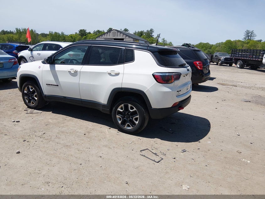 Vin: 3c4njddb3jt451210, lot: 45680746, jeep compass trailhawk 4x4 20183
