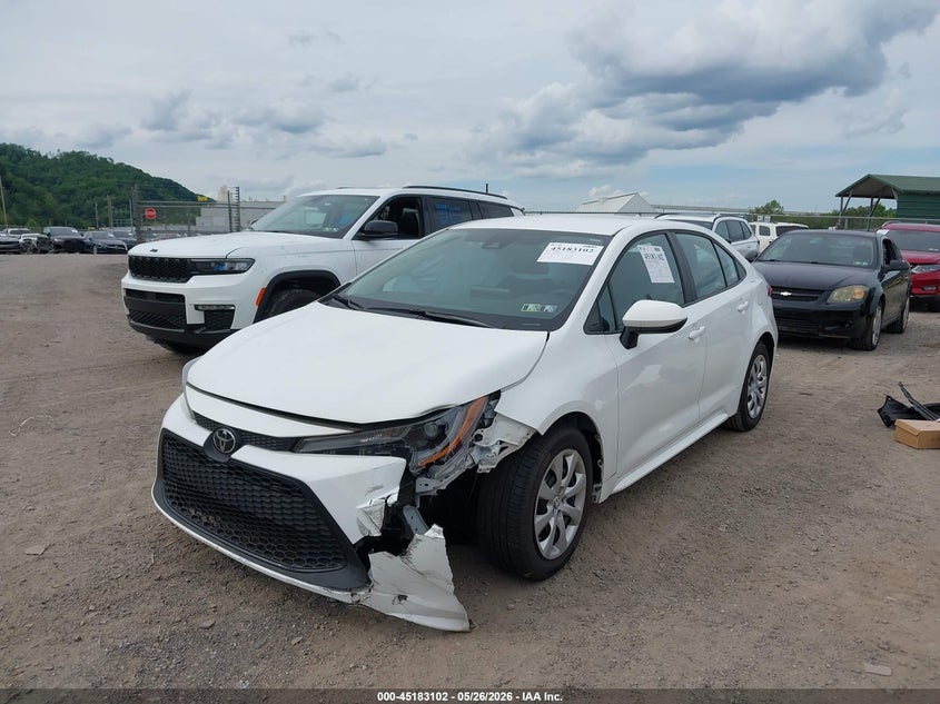 2022 Toyota Corolla Le 5YFEPMAE1NP389800 photo 1