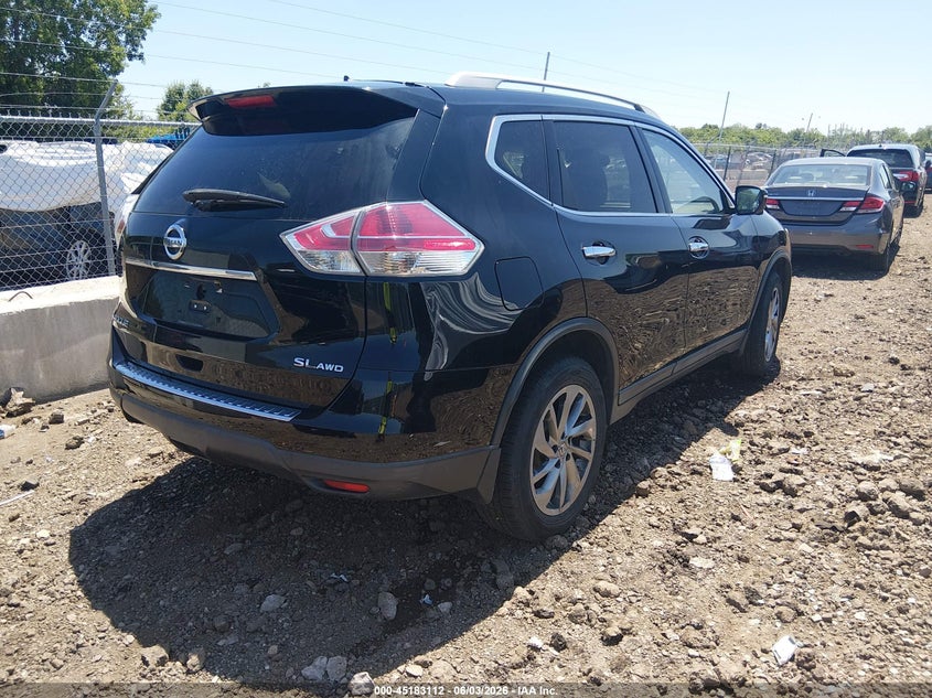 Vin: 5n1at2mv2fc830155, lot: 45680824, nissan rogue sl 20154