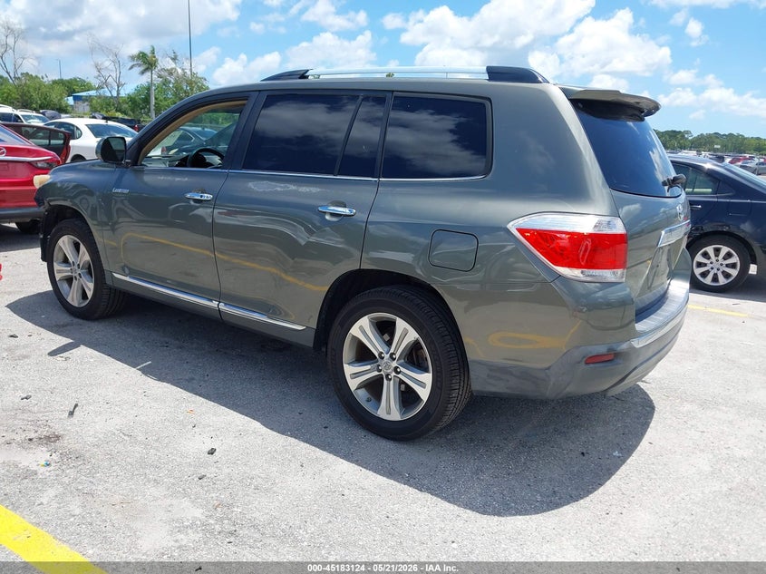 Vin: 5tdyk3eh4bs027568, lot: 45680836, toyota highlander limited v6 20113