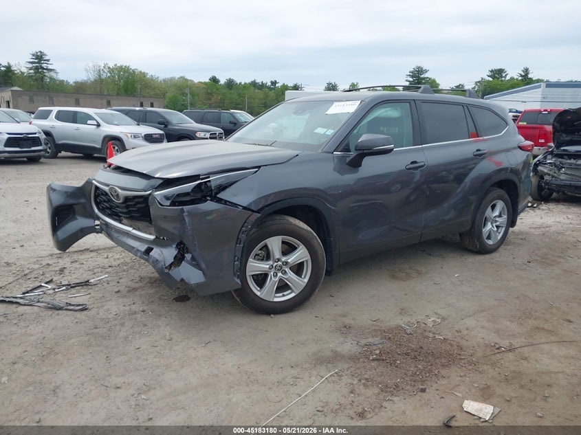 Vin: 5tdkdrbh8ps514920, lot: 45680892, toyota highlander l/le/xle/limited/platinum/xse 20232