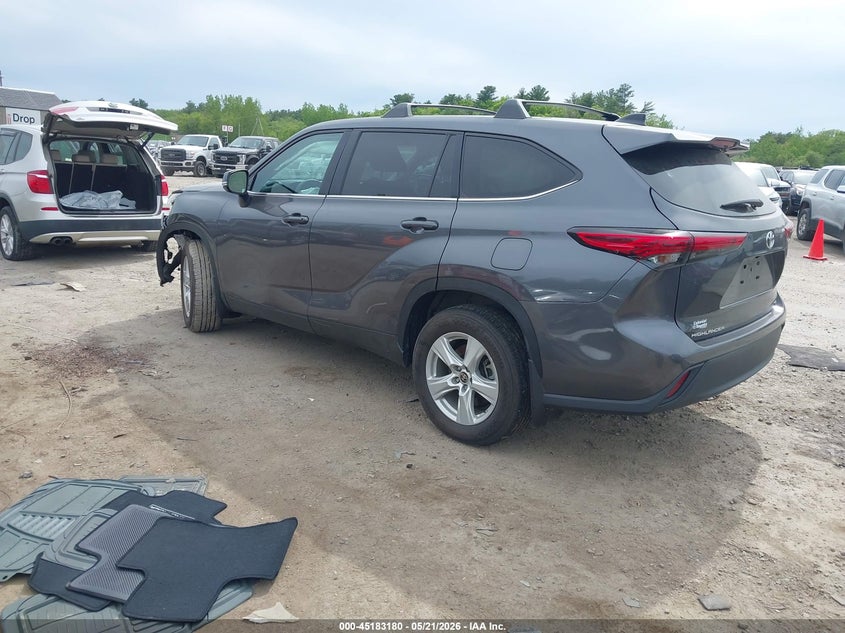Vin: 5tdkdrbh8ps514920, lot: 45680892, toyota highlander l/le/xle/limited/platinum/xse 20233
