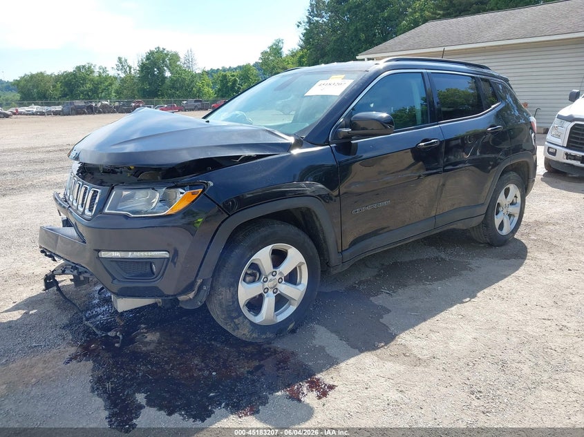 Vin: 3c4njcbb1mt552988, lot: 45680919, jeep compass latitude fwd 20212