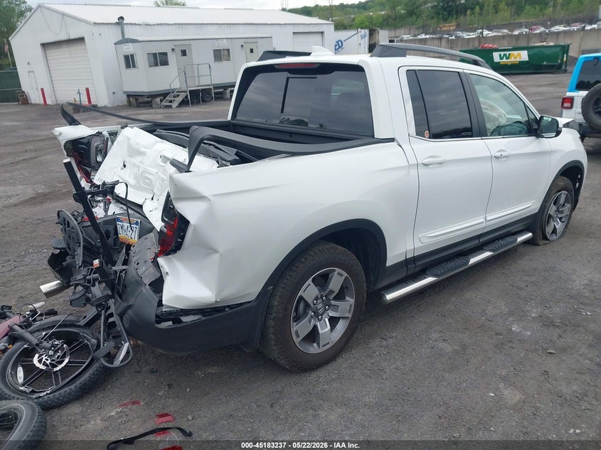 Vin: 5fpyk3f58sb000907, lot: 45680949, honda ridgeline rtl 20254
