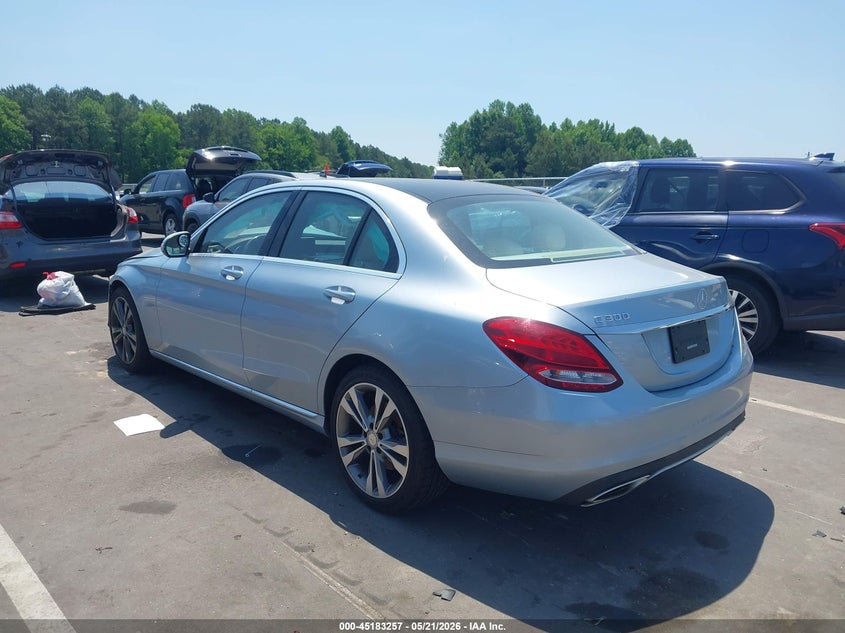 2016 MERCEDES-BENZ C auction photo 3