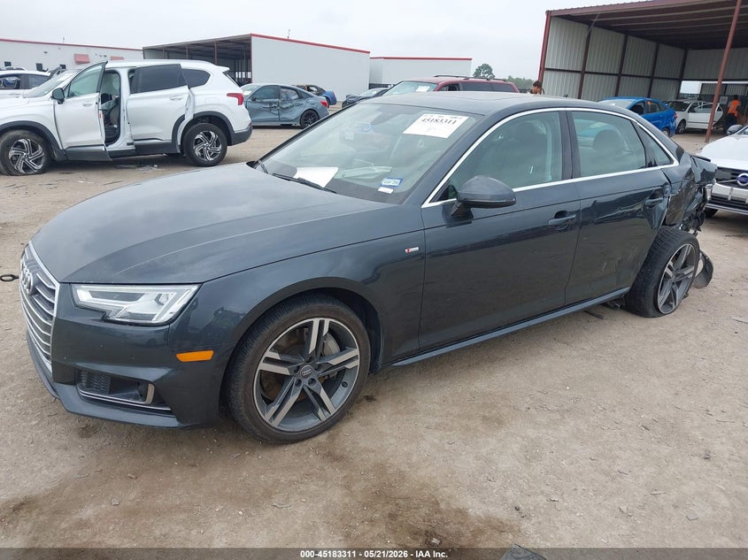 Vin: waufnaf43hn066162, lot: 45681023, audi a4 2.0t premium 20172