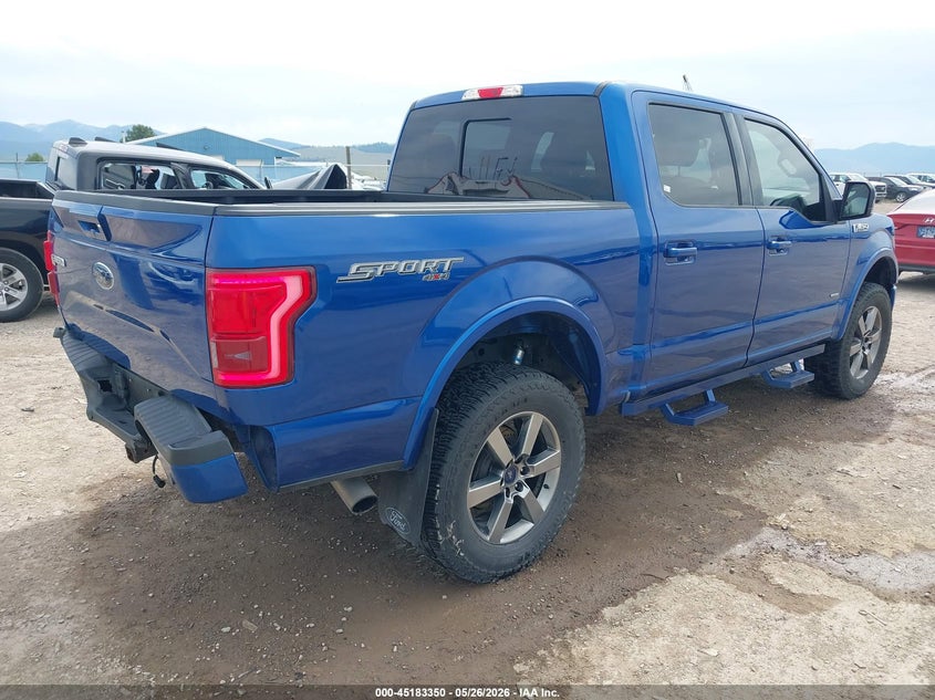 Vin: 1ftew1egxhkc24232, lot: 45681061, ford f-150 lariat 20174