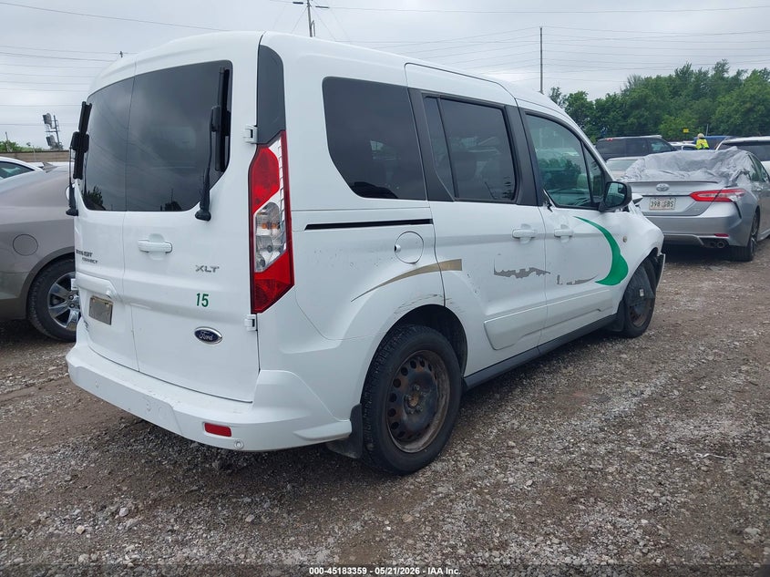 Vin: nm0as8f71g1260197, lot: 45681071, ford transit connect xlt 20164