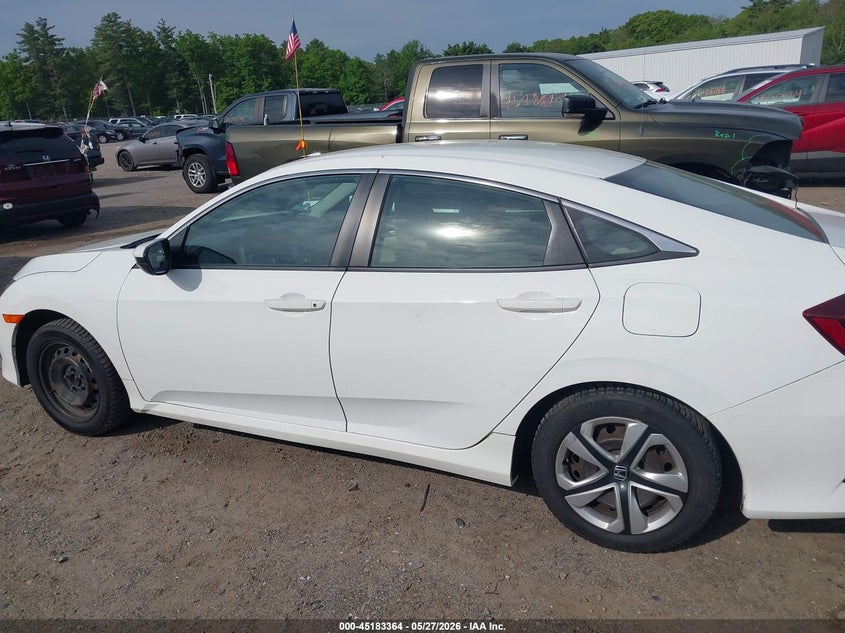 2016 HONDA CIVIC SEDAN 2.0L I-4 DOHC, VVT, 158HP