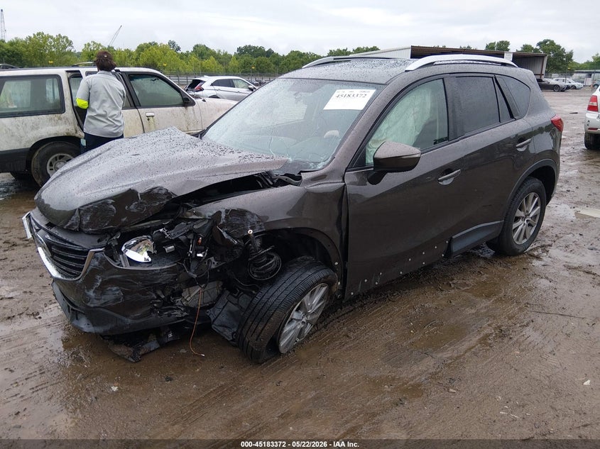 Vin: jm3ke2cy8g0916899, lot: 45681084, mazda cx-5 touring 20162