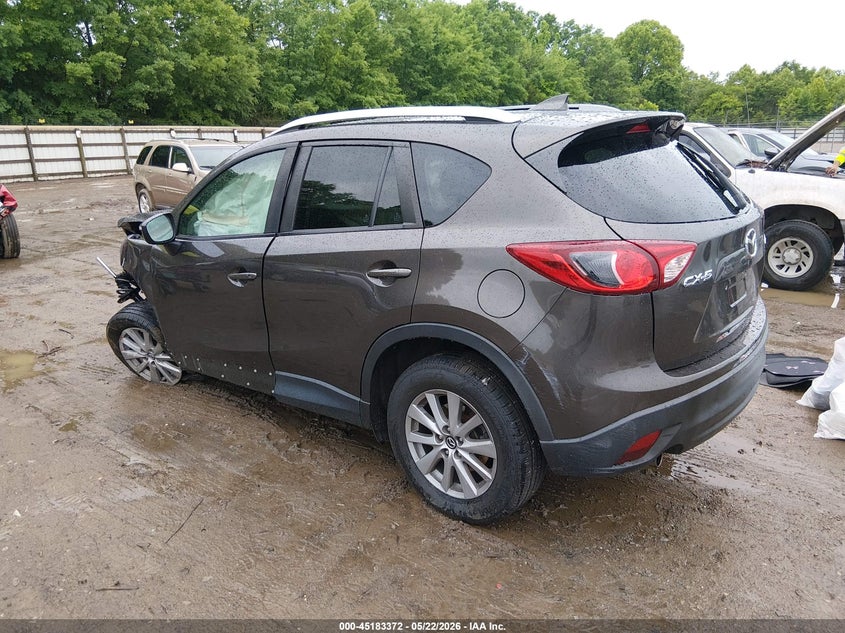 Vin: jm3ke2cy8g0916899, lot: 45681084, mazda cx-5 touring 20163