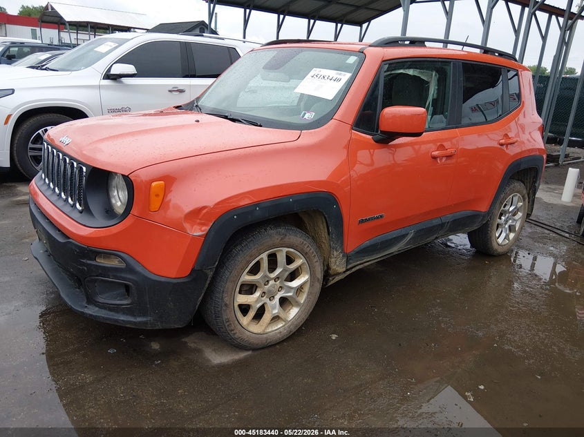 2016 JEEP RENEGADE SPORT UTILITY VEHICLE 2.4L I-4 VVT, 180HP