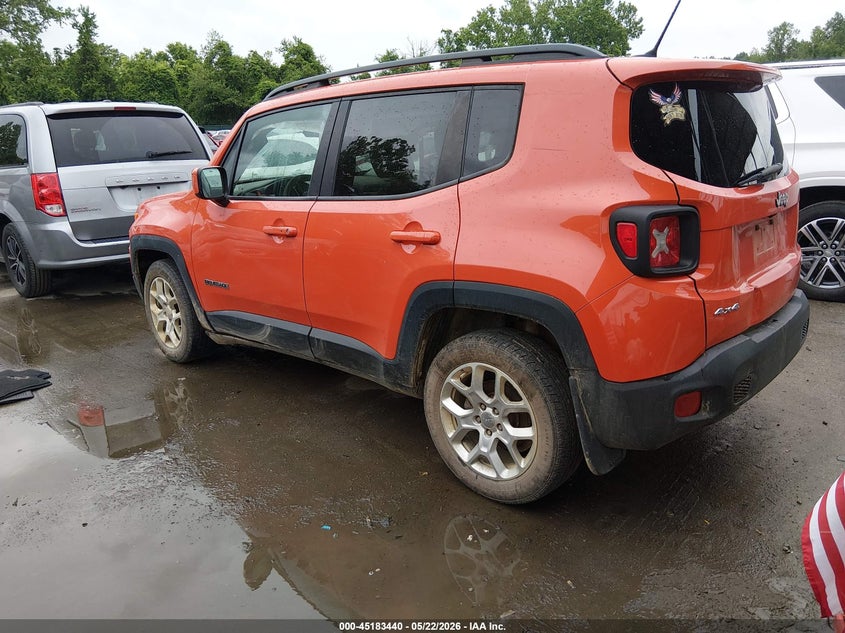 2016 JEEP RENEGADE SPORT UTILITY VEHICLE 2.4L I-4 VVT, 180HP