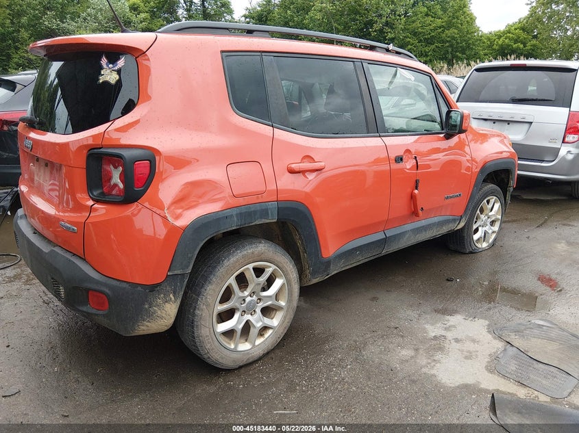 2016 JEEP RENEGADE SPORT UTILITY VEHICLE 2.4L I-4 VVT, 180HP