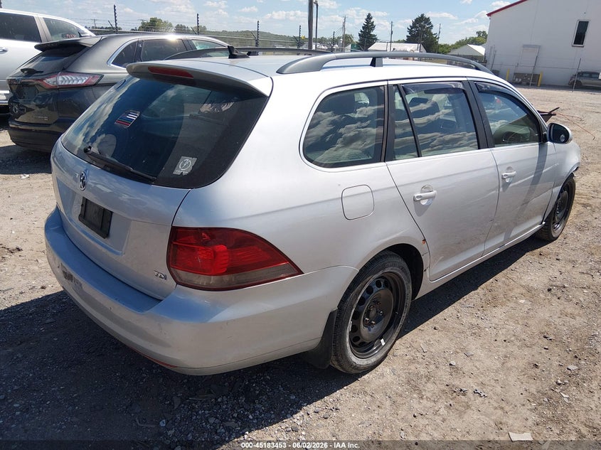 Vin: 3vwml7aj6cm612467, lot: 45681165, volkswagen jetta sportwagen 2.0l tdi 20124