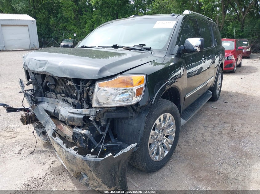 Vin: 5n1ba0ne6fn610051, lot: 45681205, nissan armada platinum 20152