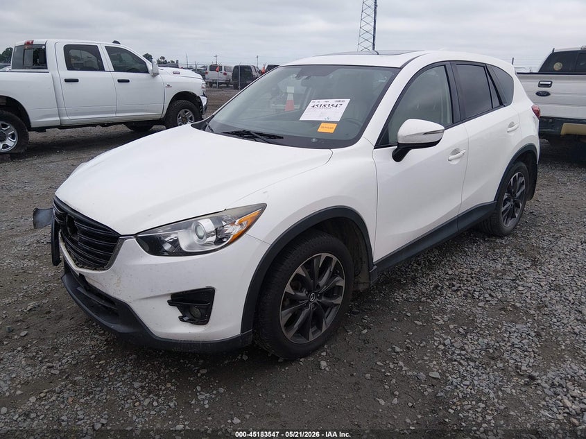 Vin: jm3ke2dy3g0848977, lot: 45681259, mazda cx-5 grand touring 20162
