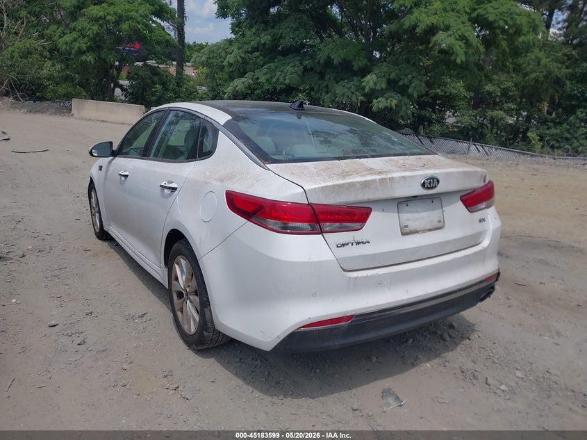 Vin: 5xxgu4l32hg134518, lot: 45681311, kia optima ex 20173