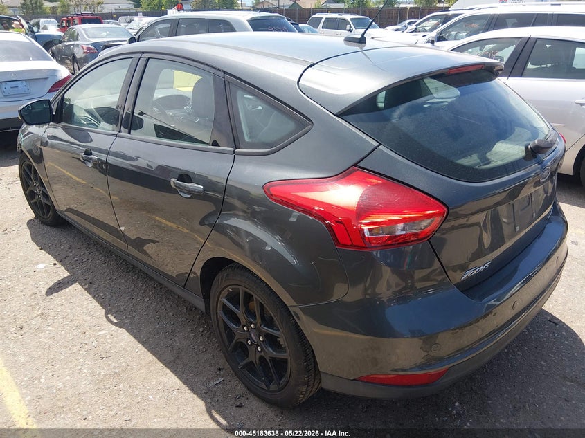 Vin: 1fadp3k28gl286367, lot: 45681350, ford focus se 20163
