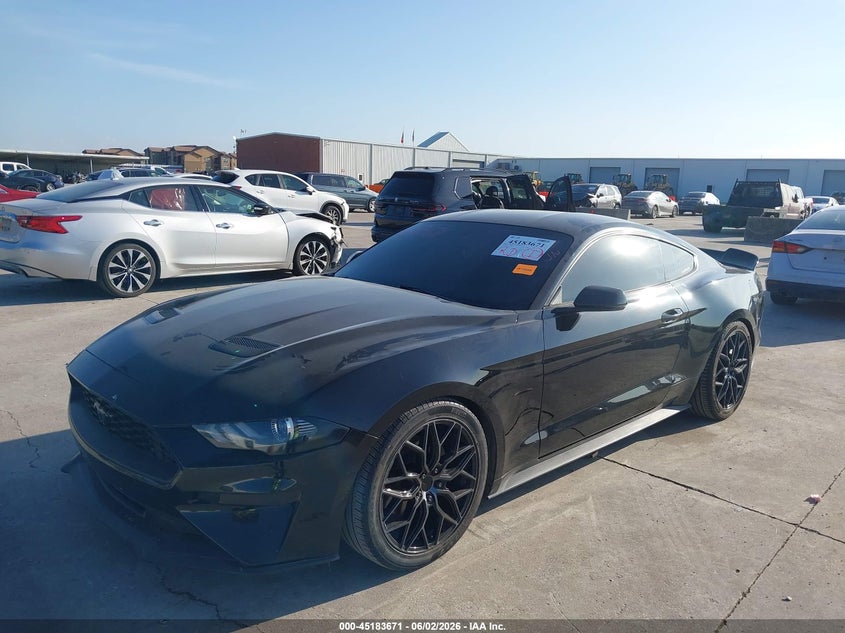 Vin: 1fa6p8th9j5104177, lot: 45681383, ford mustang ecoboost 20182