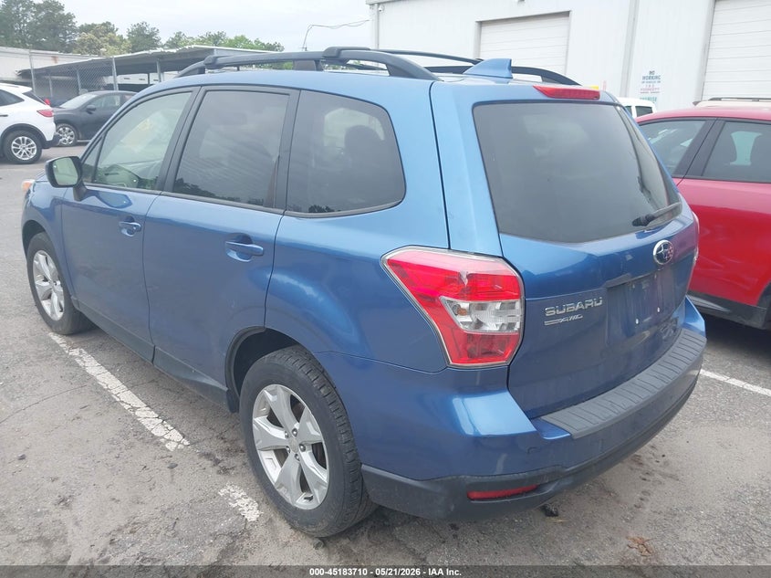 Vin: jf2sjafc9gh454743, lot: 45681422, subaru forester 2.5i premium 20163