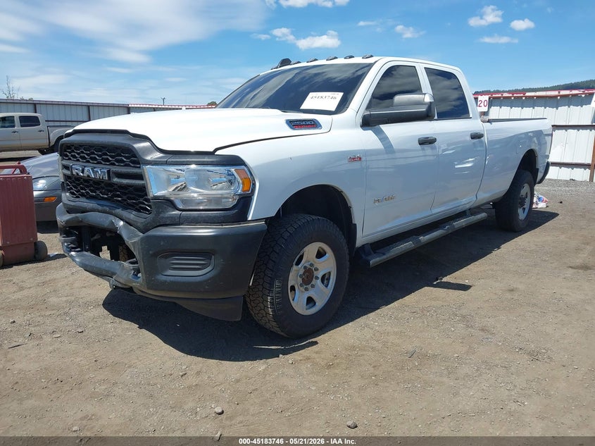 Vin: 3c6ur5hj6ng202465, lot: 45681458, ram 2500 tradesman  4x4 8' box 20222
