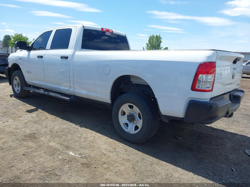 Vin: 3c6ur5hj6ng202465, lot: 45681458, ram 2500 tradesman  4x4 8' box 20223
