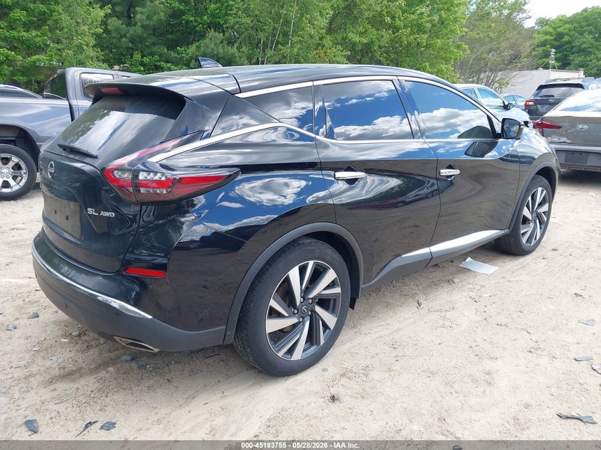 Vin: 5n1az2cs4rc115534, lot: 45681467, nissan murano sl intelligent awd 20244