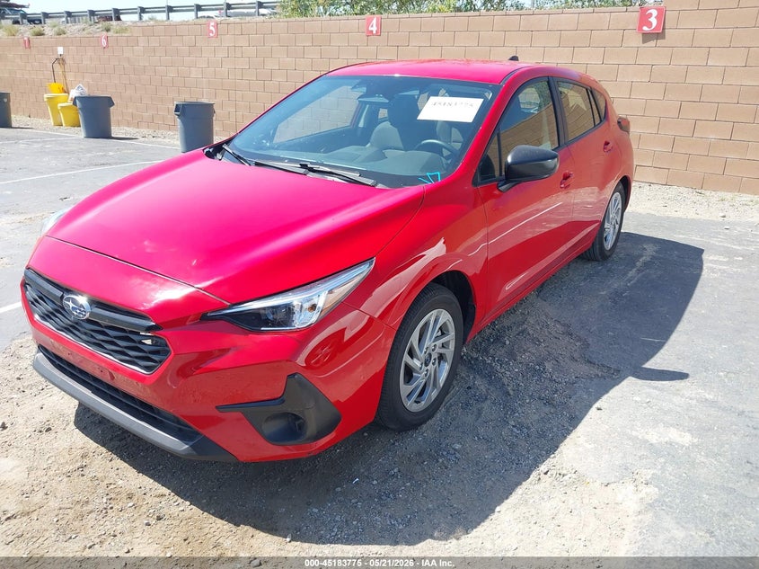 Vin: jf1guabc0s8263843, lot: 45681487, subaru impreza base 5-door 20252