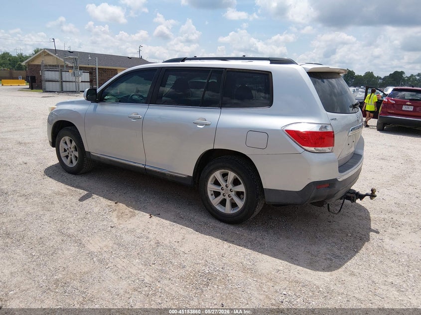 Vin: 5tdzk3eh4ds094646, lot: 45681572, toyota highlander se v6 20133