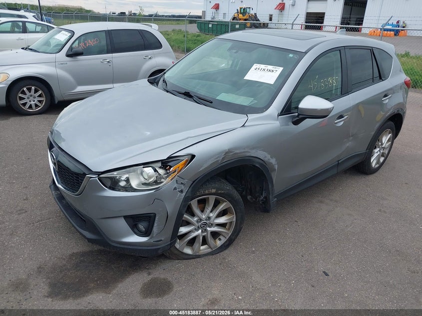 Vin: jm3ke4dy6e0419213, lot: 45681599, mazda cx-5 grand touring 20142