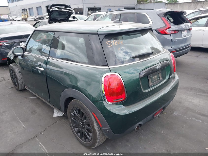 Vin: wmwxp5c54j2g62135, lot: 45681649, mini hardtop cooper/oxford edition 20183
