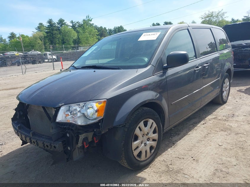 Vin: 2c4rdgbg5hr869516, lot: 45681675, dodge grand caravan se 20172