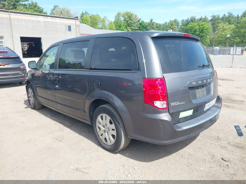 Vin: 2c4rdgbg5hr869516, lot: 45681675, dodge grand caravan se 20173