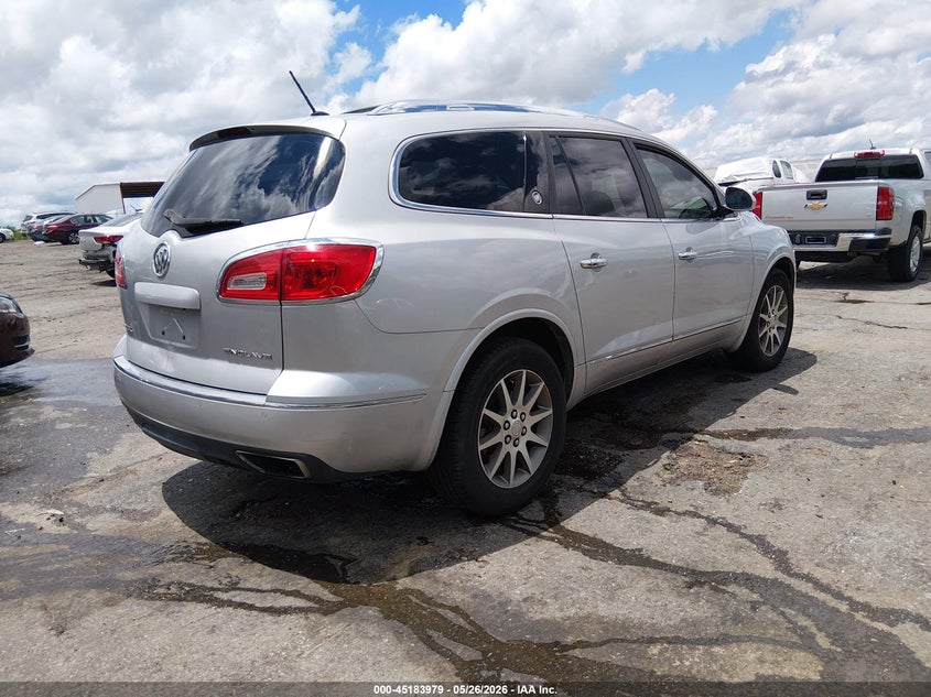 Vin: 5gakrbkd8ej117791, lot: 45681691, buick enclave leather 20144