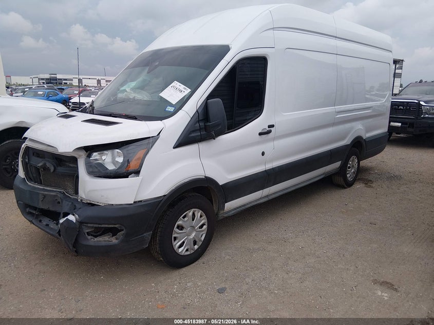 Vin: 1ftbw3x8xmka65128, lot: 45681700, ford transit-350 cargo van 20212