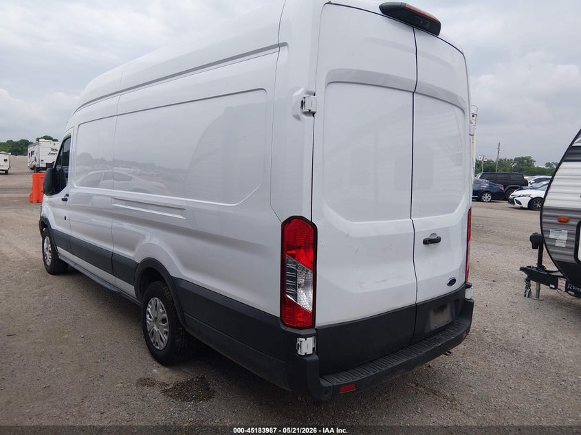 Vin: 1ftbw3x8xmka65128, lot: 45681700, ford transit-350 cargo van 20213