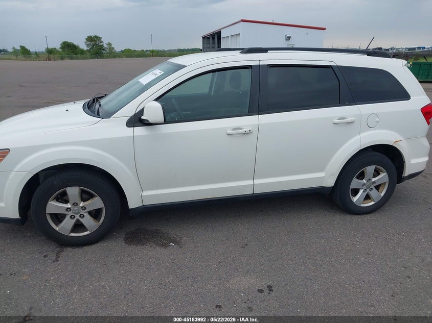 2011 Dodge Journey 3.6 Mainstreet white Lot 111045183992 Vin 3D4PH1FG7BT568112