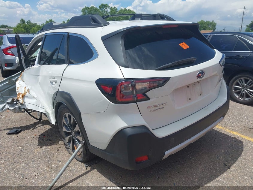 Vin: 4s4btanc0p3191206, lot: 45681705, subaru outback limited 20233