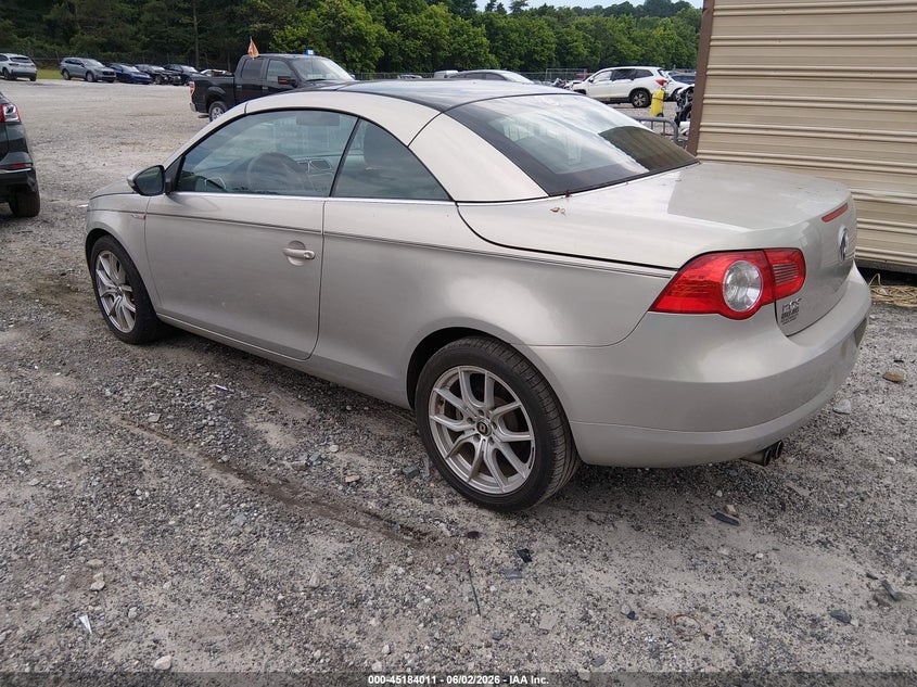Vin: wvwba7ah8av010931, lot: 45681723, volkswagen eos komfort 20103
