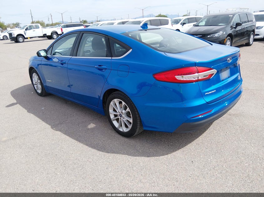 Vin: 3fa6p0lu4kr149511, lot: 45681745, ford fusion hybrid se 20193