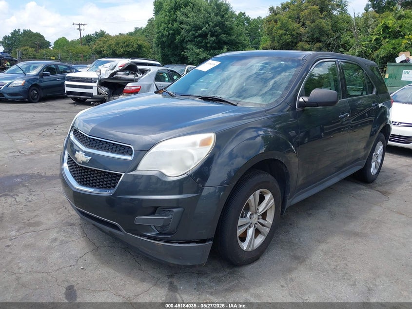 Vin: 2gnalbek6d6237680, lot: 45681747, chevrolet equinox ls 20132