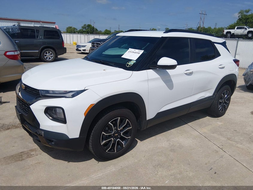 CHEVROLET TRAILBLAZER 2022 VIN KL79MSSL3NB024722