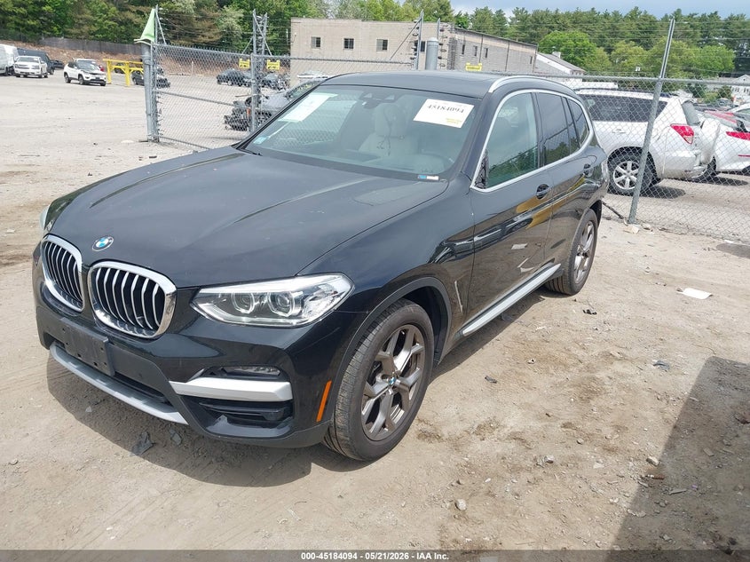 Vin: 5uxty5c07m9e69121, lot: 45681806, bmw x3 xdrive30i 20212