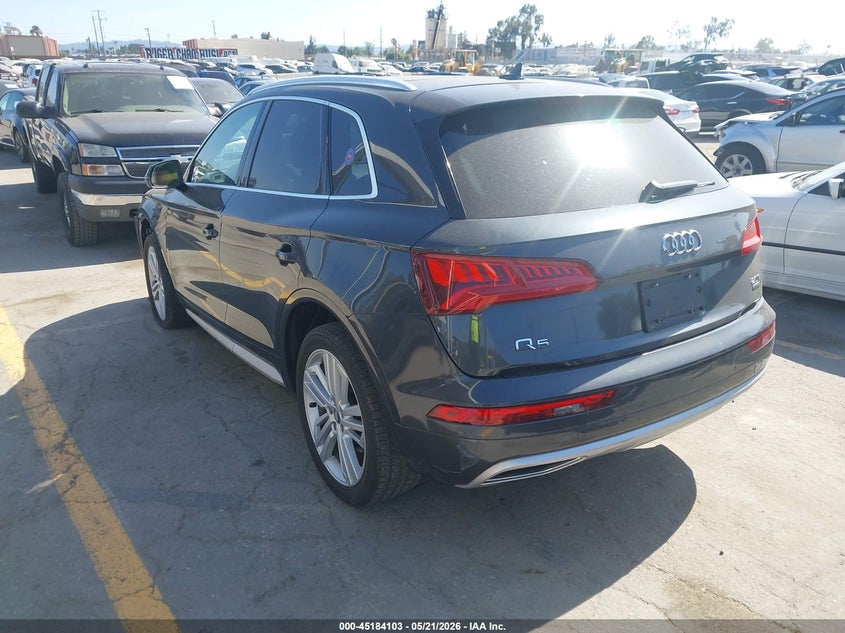 Vin: wa1bnafy1j2008329, lot: 45681815, audi q5 2.0t premium/2.0t tech premium 20183