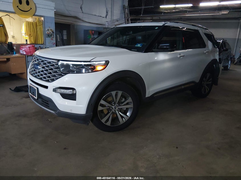 Vin: 1fm5k8hc8lga07136, lot: 45681828, ford explorer platinum 20202