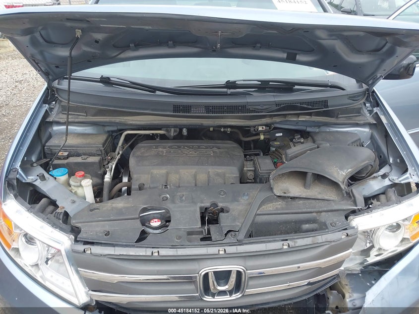 2012 Honda Odyssey 3.5 Ex-L Blue Lot 111045184152 Vin 5FNRL5H62CB058976