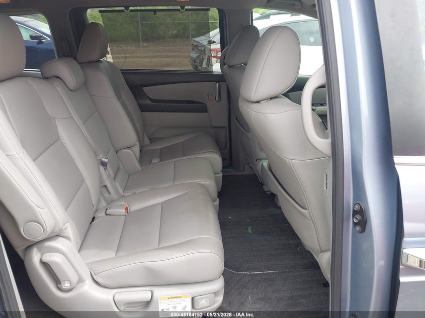 2012 Honda Odyssey 3.5 Ex-L Blue Lot 111045184152 Vin 5FNRL5H62CB058976