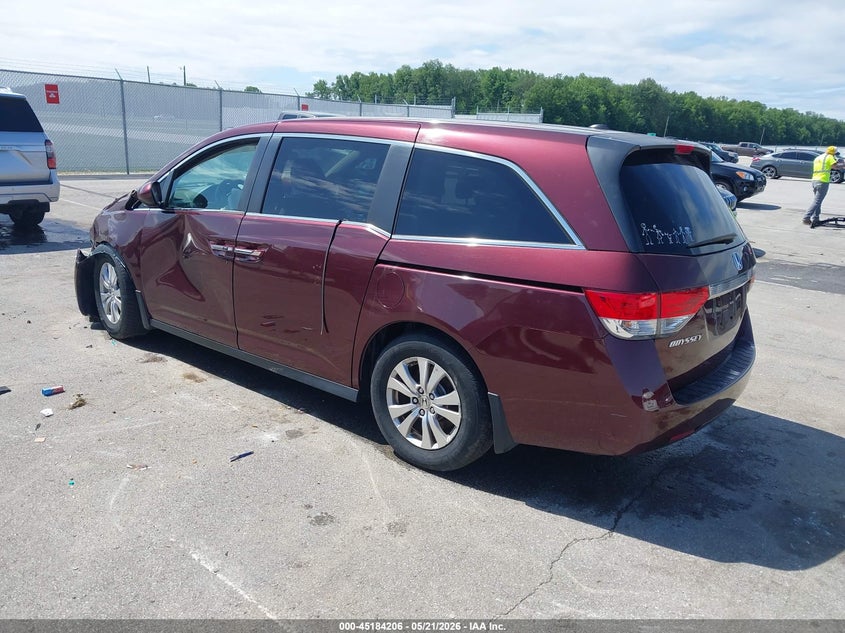 Vin: 5fnrl5h3xgb130549, lot: 45681918, honda odyssey se 20163