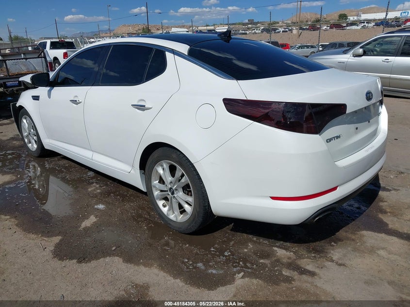 Vin: knagn4a66b5148635, lot: 45682017, kia optima ex turbo 20113
